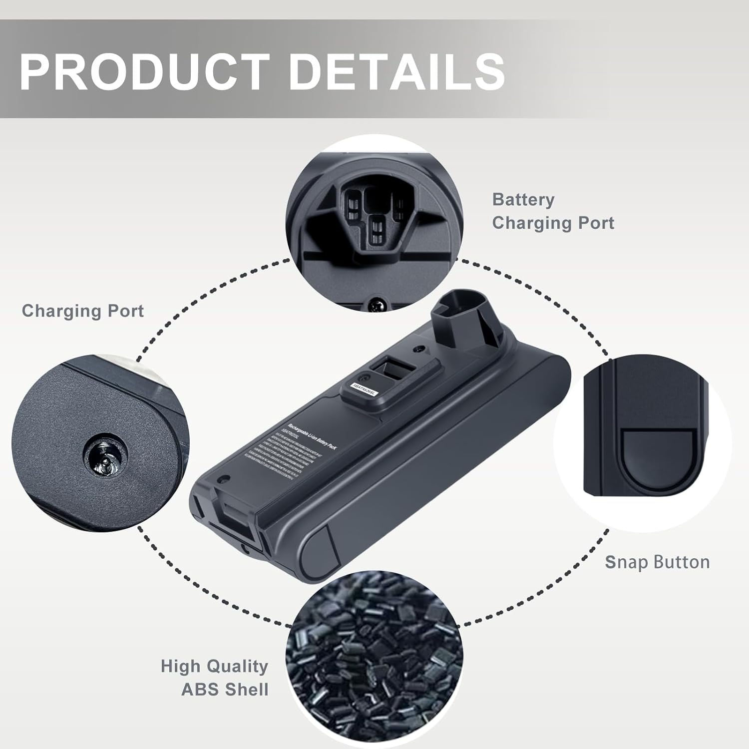 Battery 3.5Ah 21.6V for Shark XBATR620SL Battery Compatible with IZ540H, IZ562H, UZ565H,LZ500 Shark Cordless Vacuum Cleaners