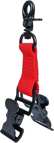 Miniatura 9 de MELOTOUGH Correa de guante de bombero  Clip de soporte para guantes de trabajo con gancho giratorio para correa de guante, clip de cocodrilo