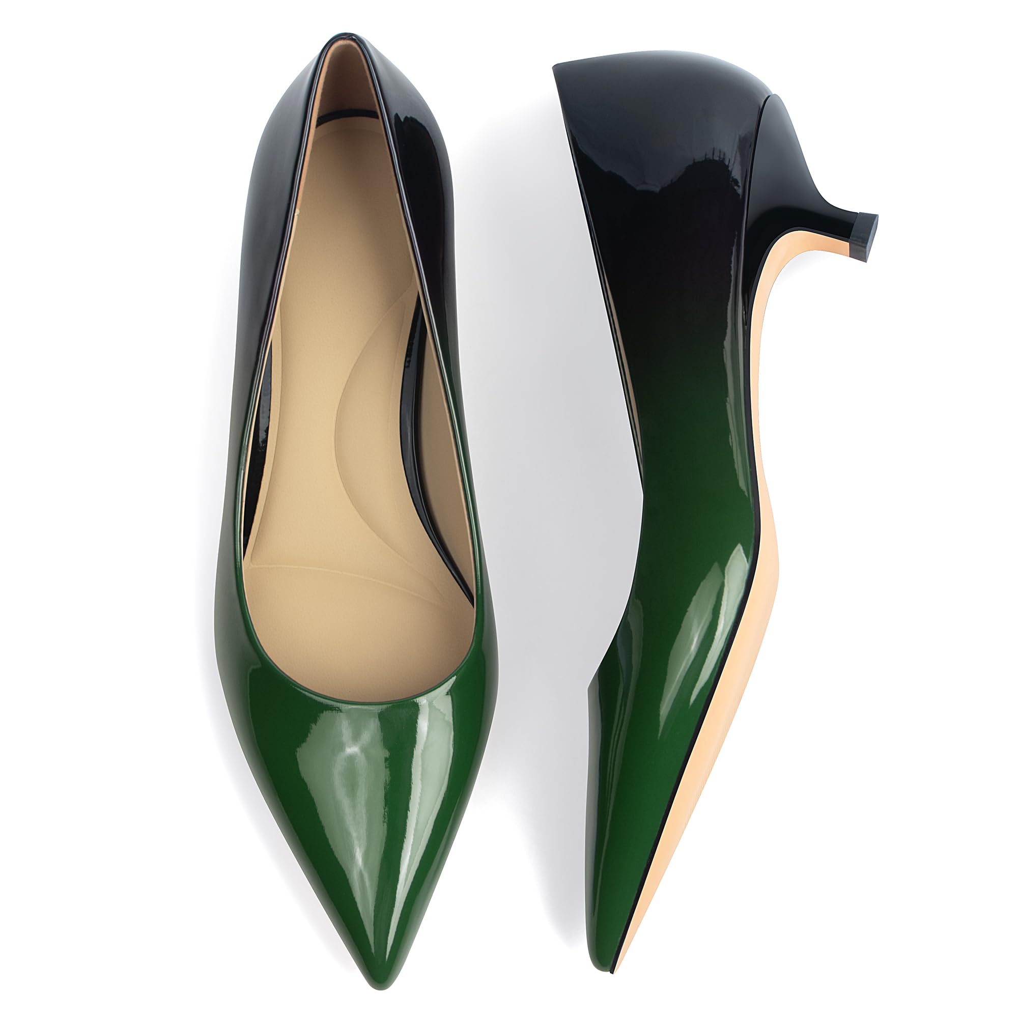 XINIUNIU Kitten Heels for Women Pumps