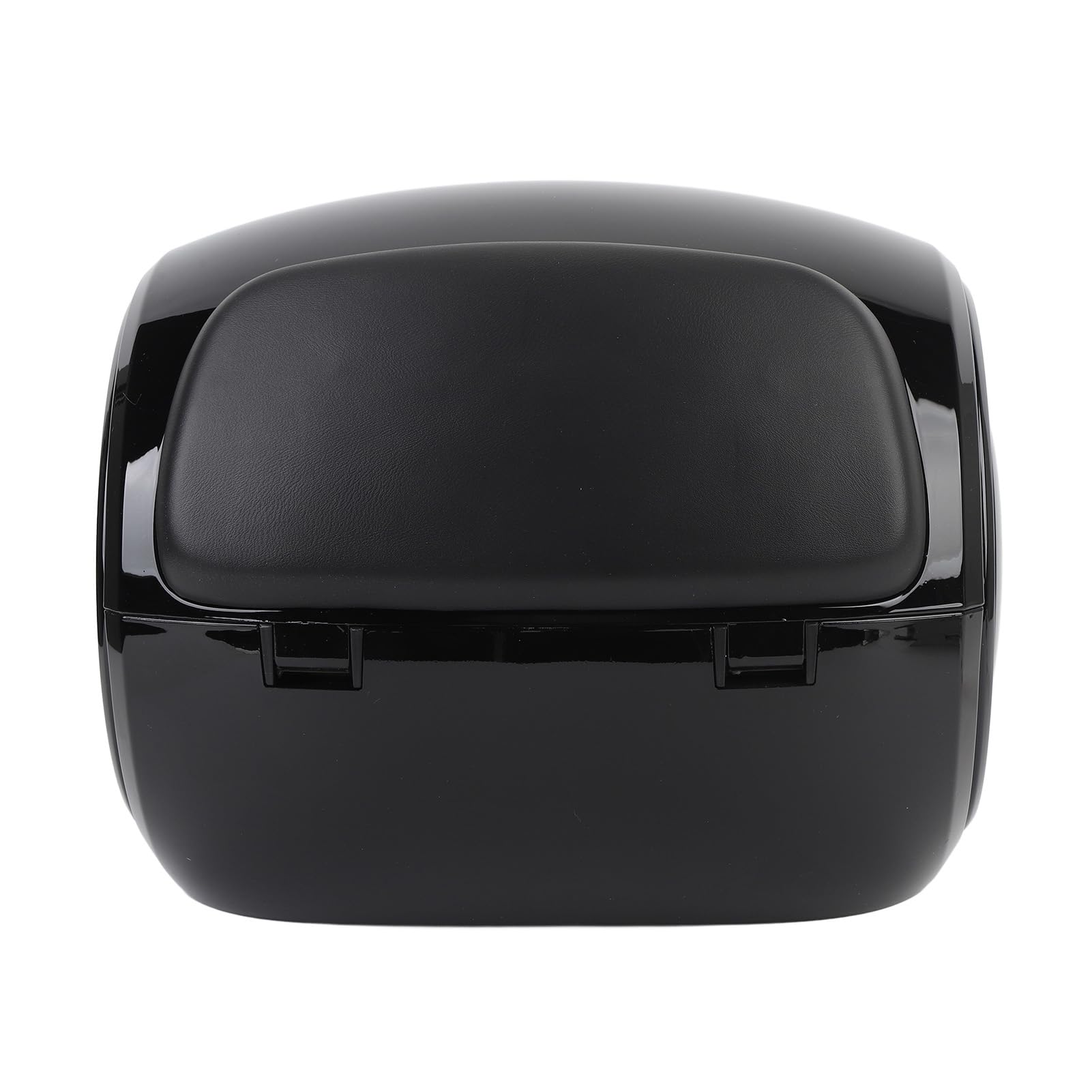 ZJchao Blanc [COMPATIBILITÉ] : Top Case de Moto 32L 32L ABS Sporty Proof Portable Top Case pour Vélo électrique Scooter Compatible avec la Plupart des Motos et Scooters (Black)