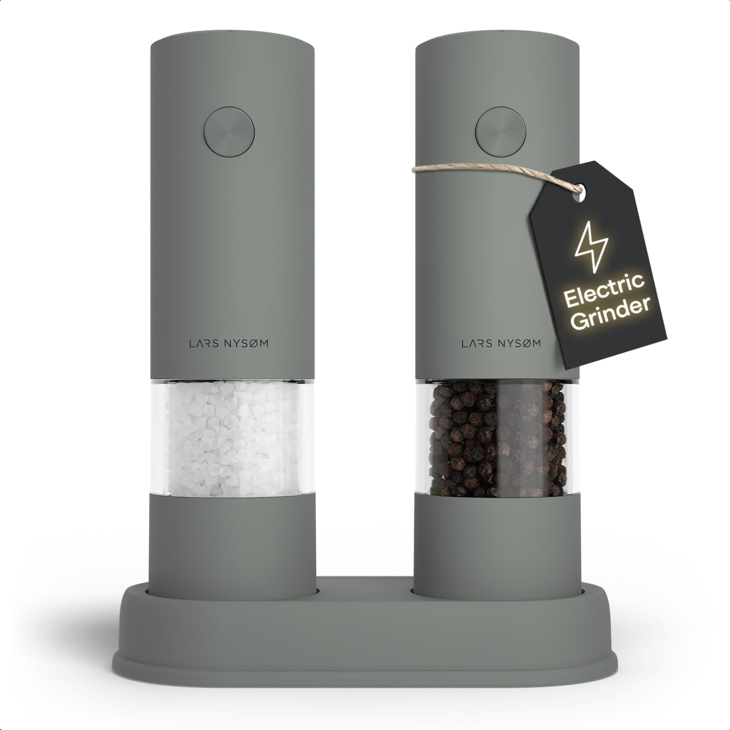 LARS NYSØM Electric Salt and Pepper Grinder Set