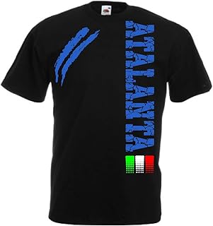 Generico t-Shirt Atalanta Tifosi Ultras Calcio Sport dalla S alla 3XL e 4 Colori Disponibili