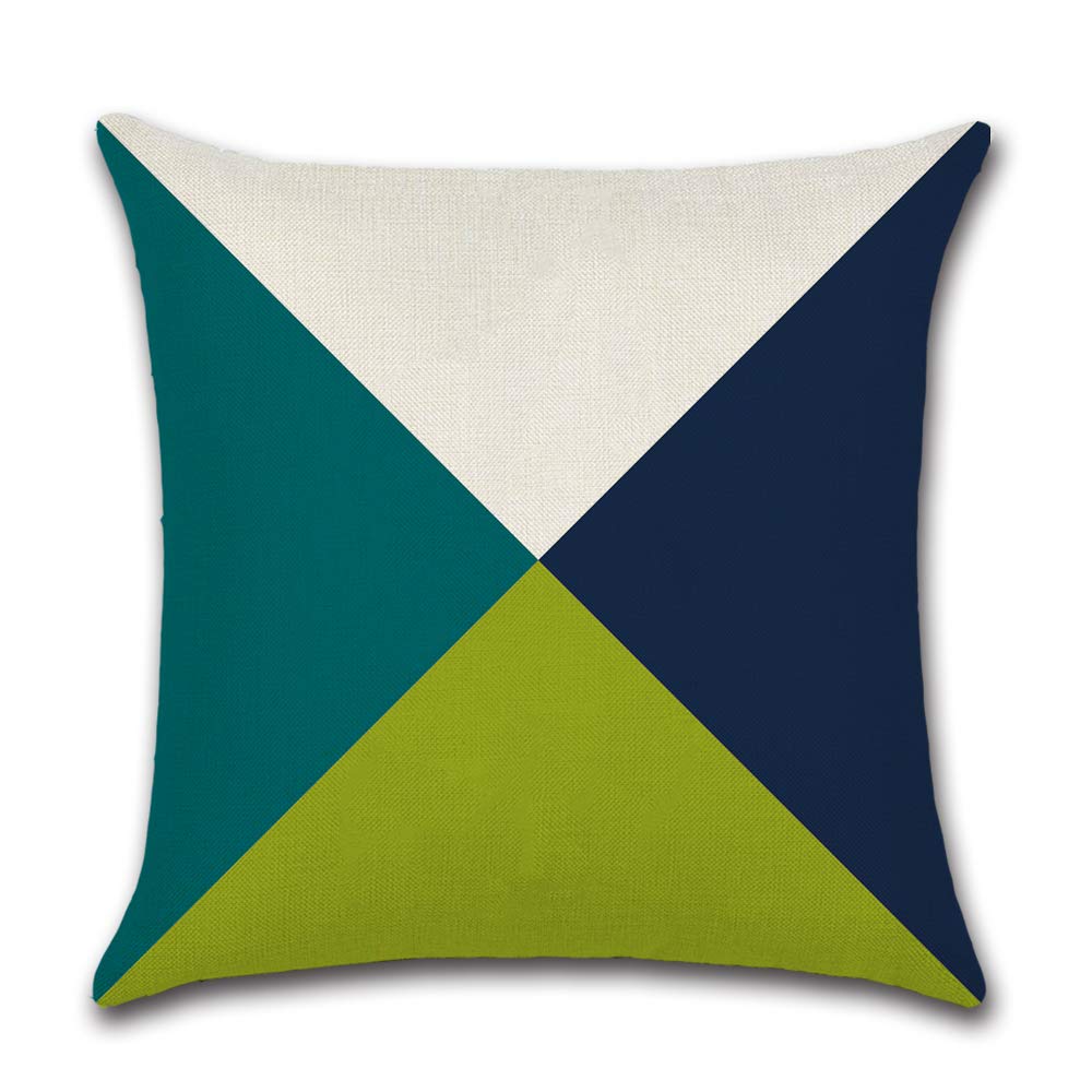 BAOKU bule Outdoor Throw Pillow Covers 18x18 Set of 4 Colorful Fun Aesthetic Modern Home Summer Cushion Cases for Patio Furniture Couch Living Room - Image 3