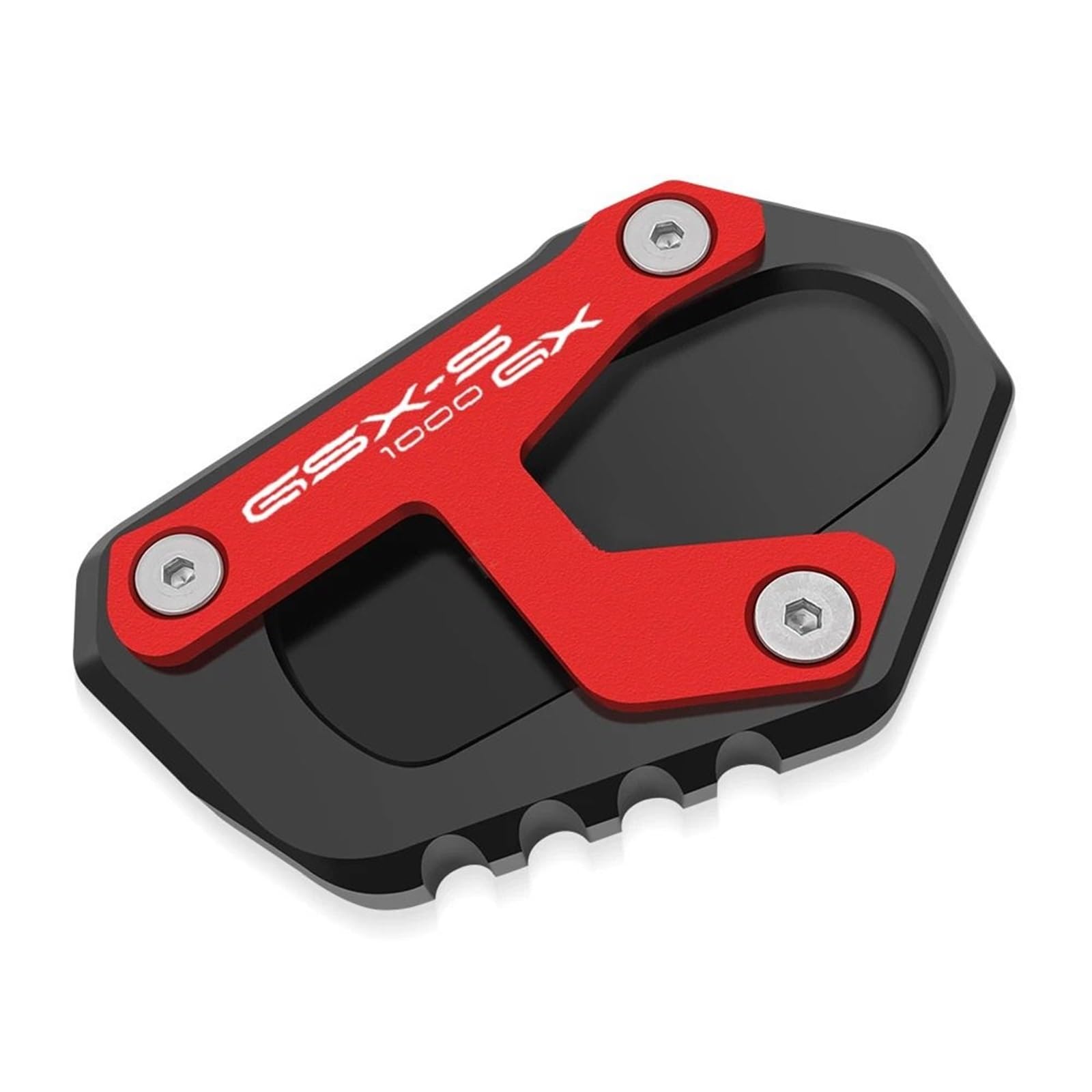 Caballete lateral Suzuki GSXS1000GX 2024 placa de soporte extension roja 5