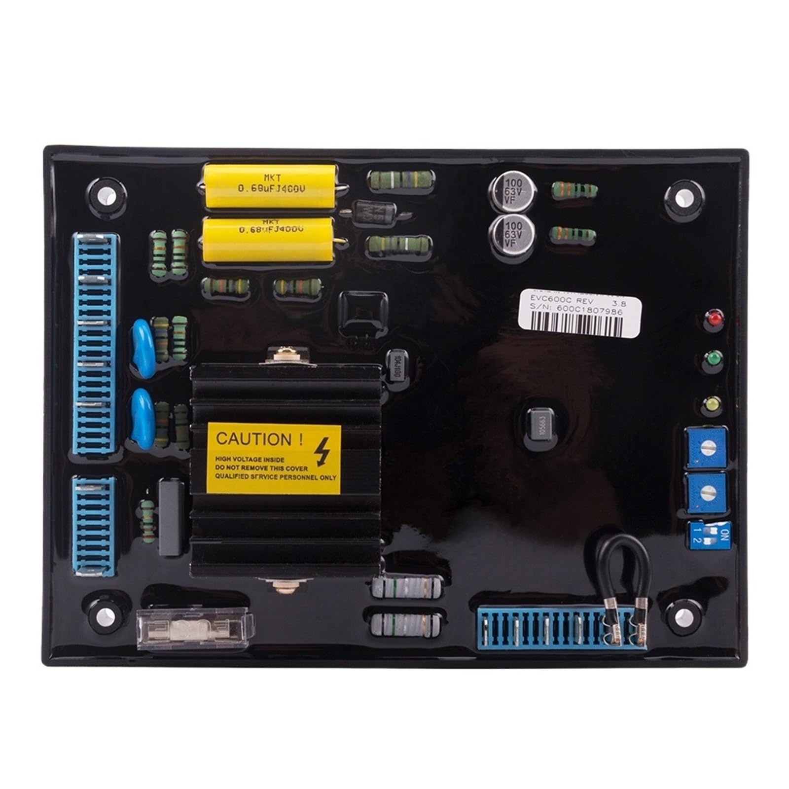 ZXAOMMBEA EVC600C AVR Diesel Generator Excitation Automatic Voltage Regulator Stabilizer Genset Control Adjuster Spare Parts