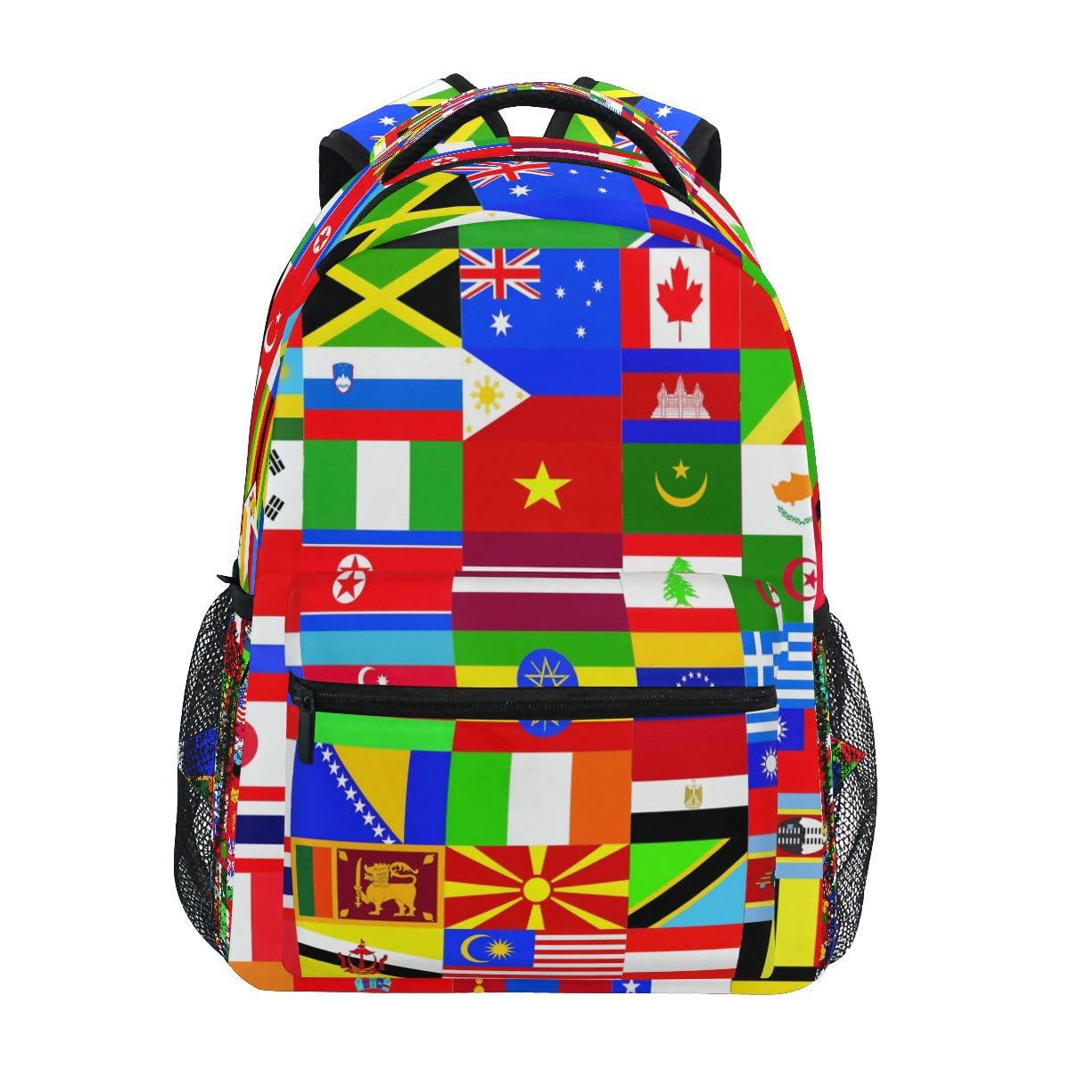 School Backpacks Flower Horse Student Backpack Big For Girls Kids Elementary School Shoulder Bag Bookbag