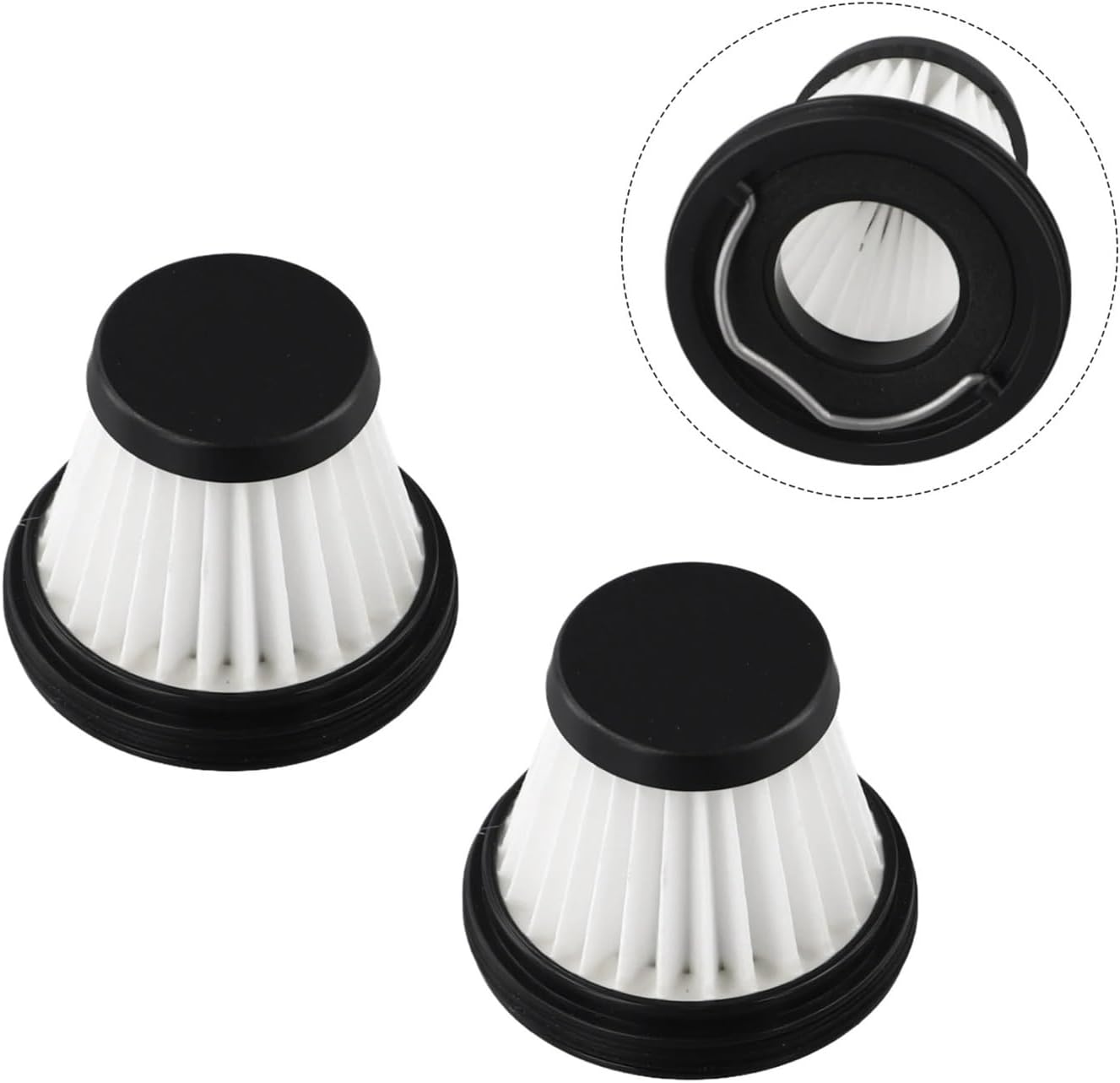 Maintain A Cleaner and Healthier Indoor Environment with ，Compatble for Baseus ，Compatble for A3 ，Lite Handheld Vacuum Cleaner 2pc Filter