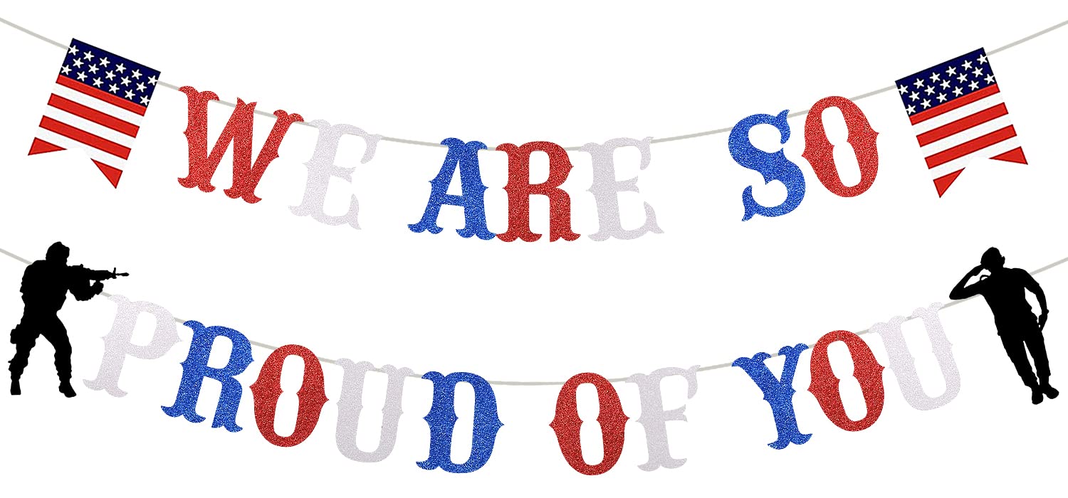 Patriotisches Veranda-Banner Set – „All Gave Some“ & „Some Gave All“, 30,5x182,9 Cm, Wetterfest