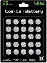 CPANCELL 25 x LR44 Alkaline Button Cell Batteries 1.5V High Capacity
