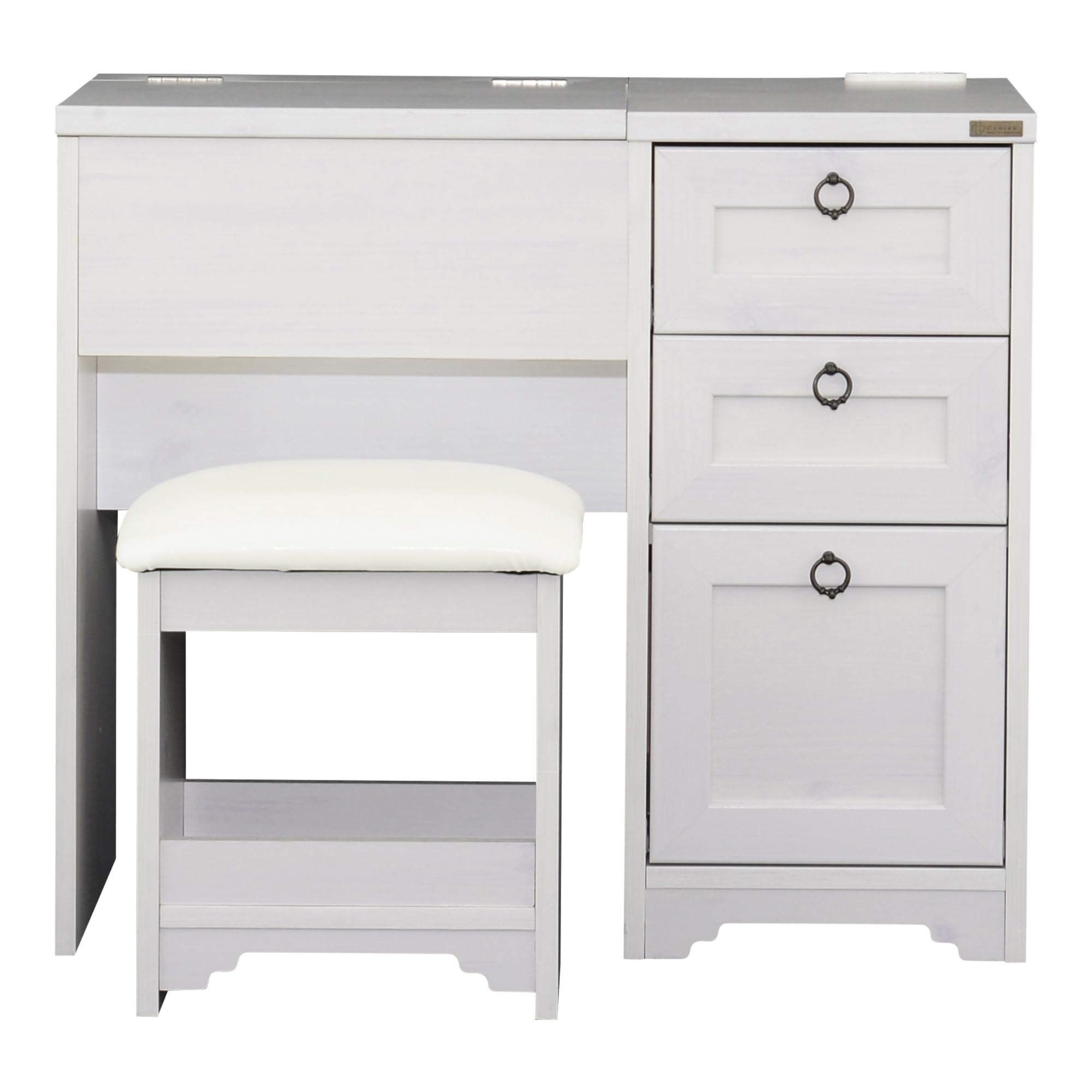 Amazon｜佐藤産業 ANRI デスクドレッサー 幅80cm 奥行40cm 高さ70cm  