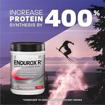 Endurox R4 by PacificHealh - All Natural Post Workout Recovery Drink Mix with Protein + Carbs & Electrolytes - for Faster Recovery, Reduced Soreness & Muscle Rebuilding - 28 Servings (Lemon Lime)