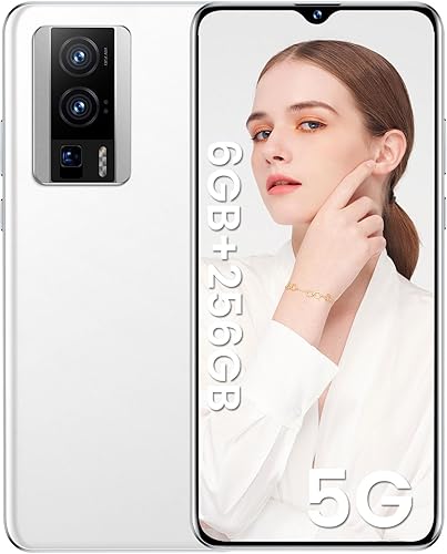 VIQEE Teléfonos celulares desbloqueados K60, 6GB+256GB Android 13 teléfono desbloqueado, pantalla de 6.7 pulgadas+ pantalla 120HzD, cámara de 64MP,