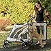 Pet Gear NO-Zip Pet Stroller with Dual Entry, Push Button Zipperless Entry for Single or Multiple Dogs/Cats, Pet Can Easily Walk In/Out, No Need to Lift Pet, Gel-Filled Tires