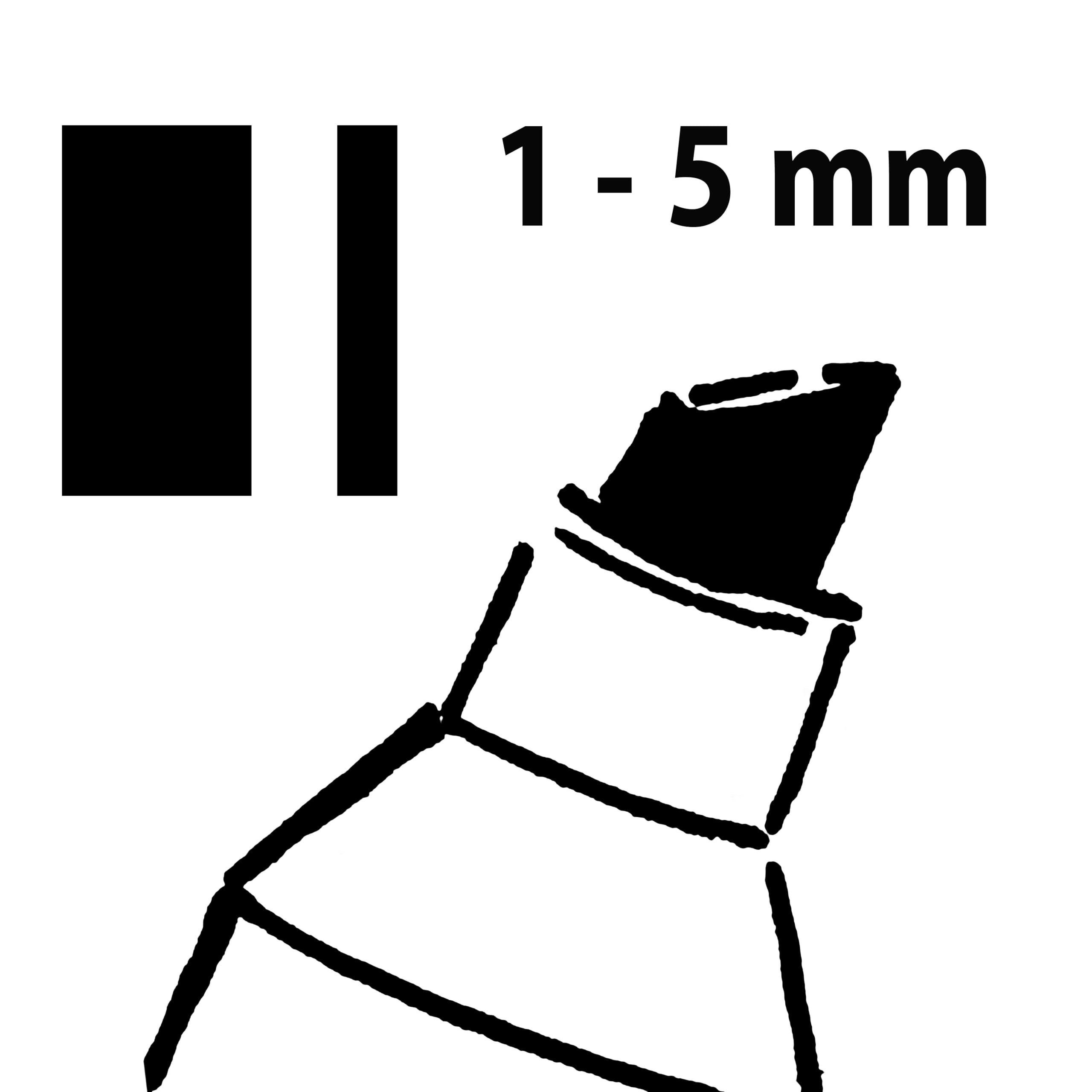 SIGEL BA182 Chalk Marker 50, chisel tip 1-5 mm, Pink/Green/Yellow, 3 Pieces, pink/green/yellow 50, Keilspitze 1-5 mm - Image 4