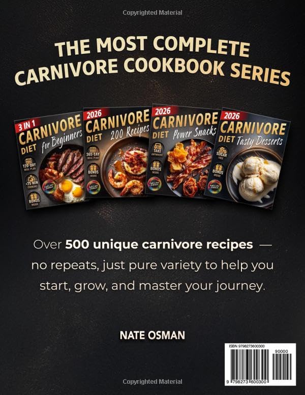 Carnivore Diet Cookbook for Beginners: Quick, Easy & Delicious High-Protein, Low-Carb Guide to Boost Energy, Stabilize Blood Sugar & Support Weight ... (The Most Complete Carnivore Cookbook Series) - Image 2