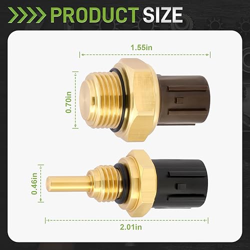 Miniatura 2 de Sensor de temperatura del refrigerante con conector de sensor de temperatura del refrigerante compatible con Honda Civic Compatible con Isuzu Oasis