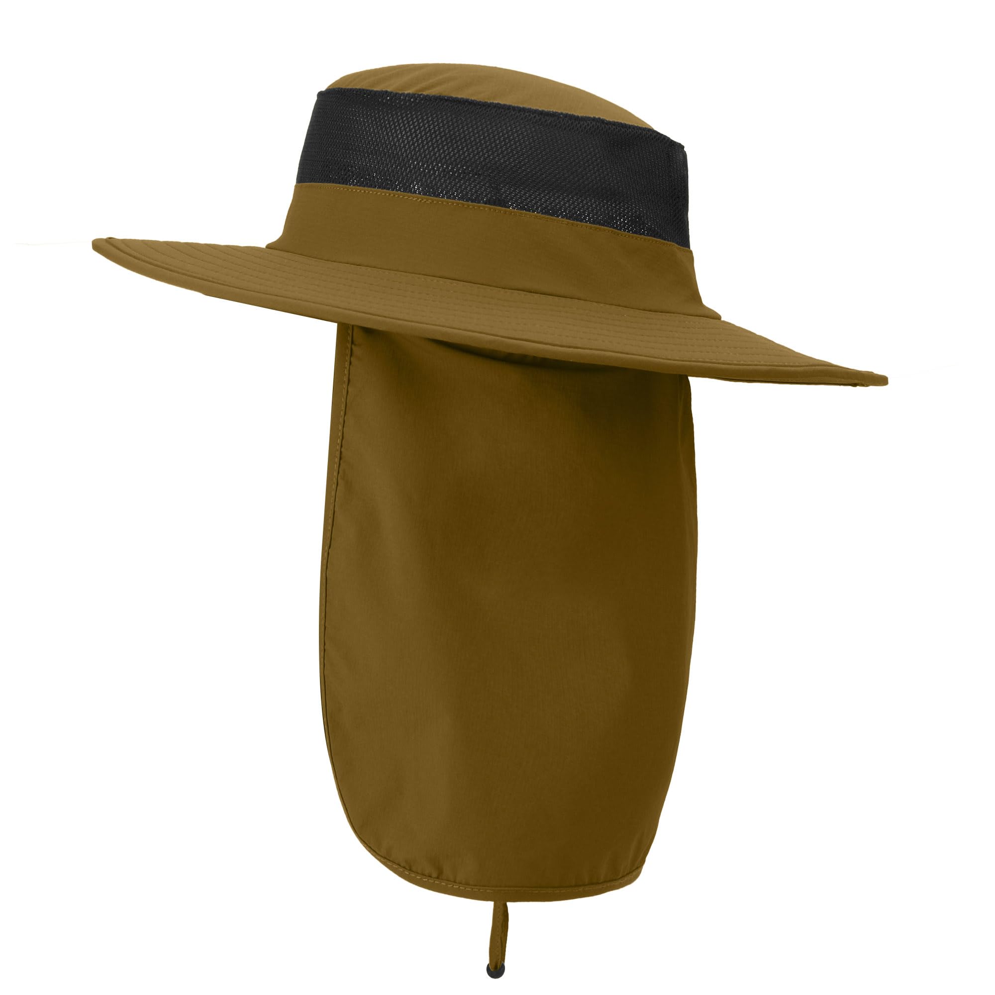 Outdoor Sun Hat UPF 50 Protection Waterproof Fishing hat Face Cover Summer Neck Flap Hat