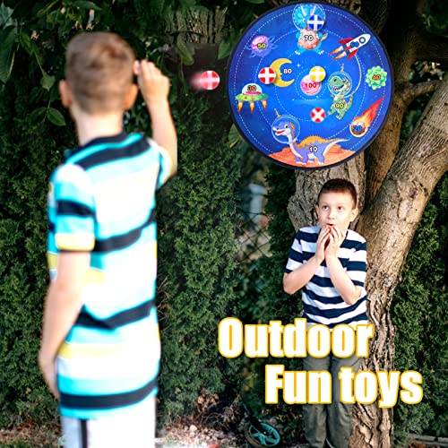 61AETqq6o7L. SL500  - Gelaer 29" Large Dart Board for Kids, Double-Sided Kids Dart Board with Sticky Balls and Dart, Kids Toys, Indoor/Sport Outdoor Fun Party Play Game Toys, Birthday Gifts for 3-12Year Old Kids