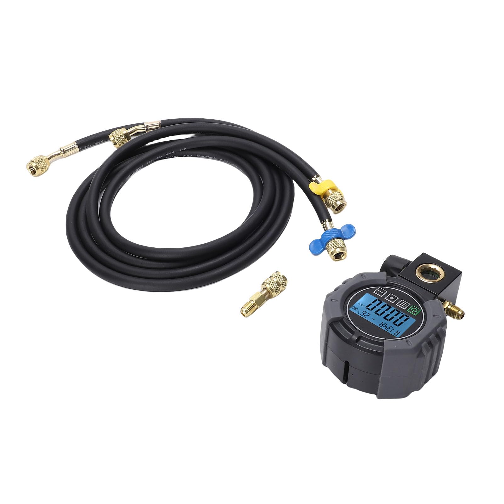 Misuratore Digitale per Collettore Singolo Tester di Pressione del Refrigerante a Prova di Perdite per Professionisti HVAC 0-6000Kpa per Sistemi di Raffreddamento del Condizionatore d'Aria