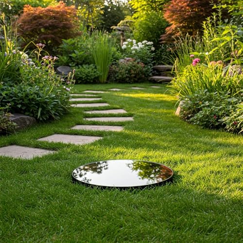 Teichschale Findway Gardens Wasserschale rund 80 cm aus ABS-Kunststoff