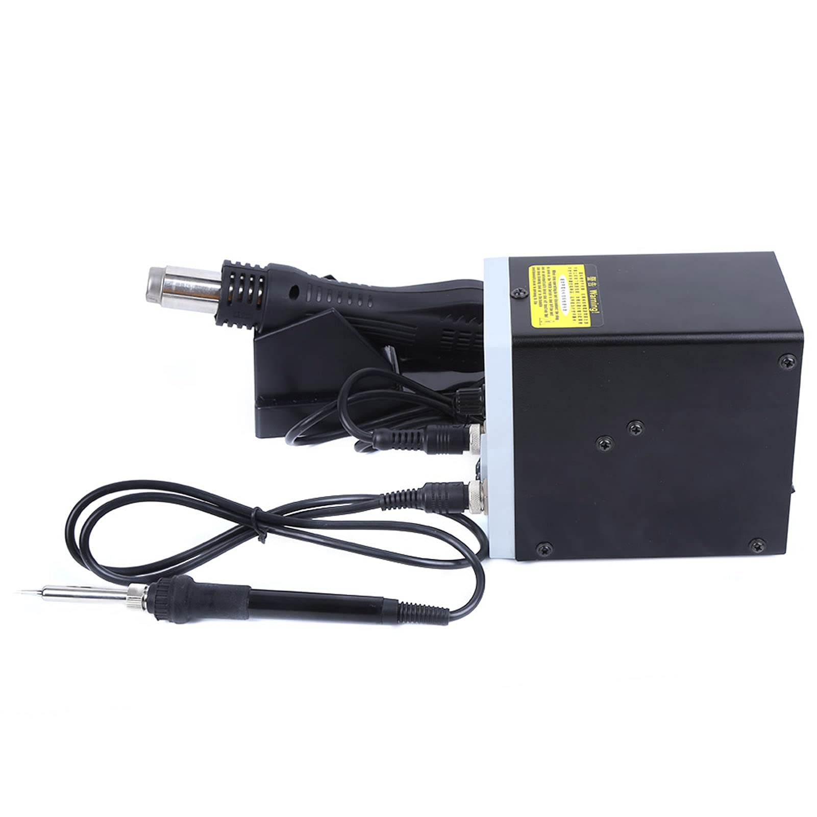 Stazione di dissaldatura ad aria calda 700 W, con impugnatura de-ll'interruttore di induzione con display digitale 2 in 1 (presa UE 220 V)