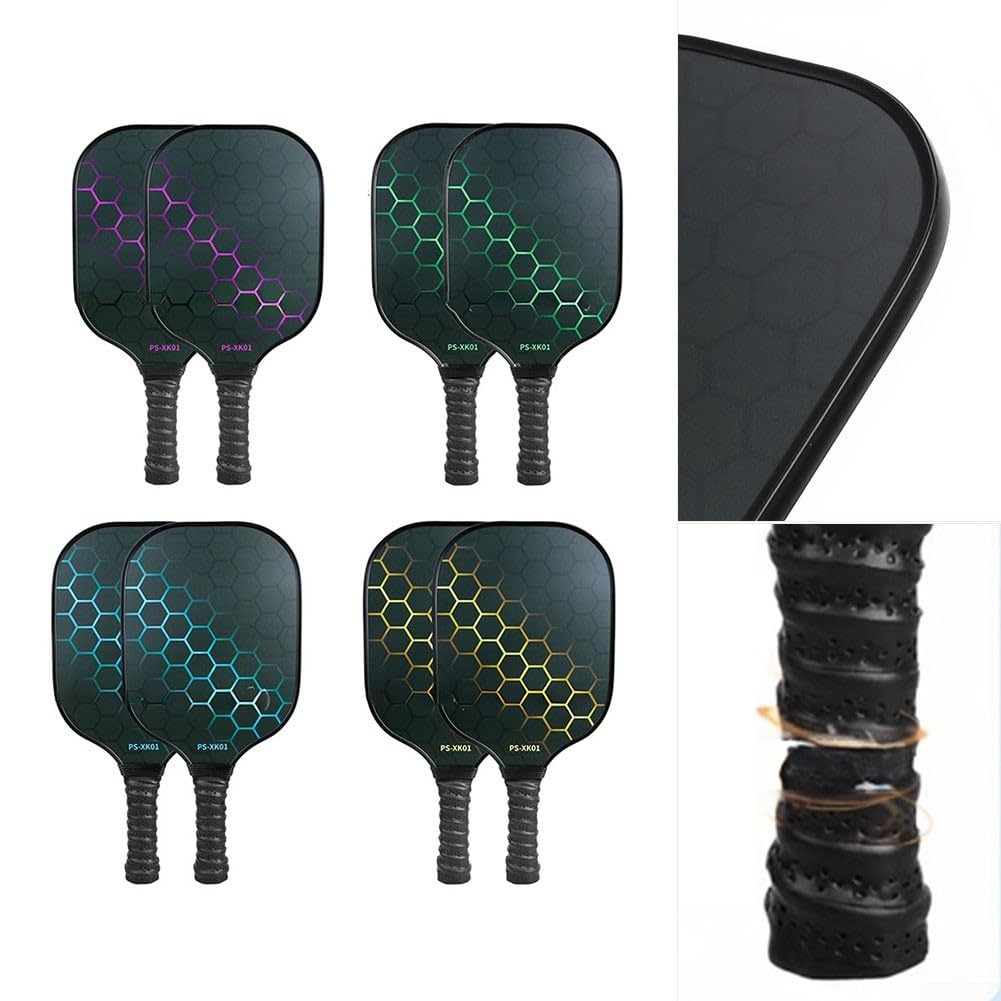 Set Pickleball di 2 Racchette + 4 Palline Set Pickleball di 2