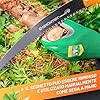 GRÜNTEK Seghetto per Potatura con Pertica Telescopica 100-240 cm. Sega da Giardino Compatibile con svettatoio B096Y5T5VT