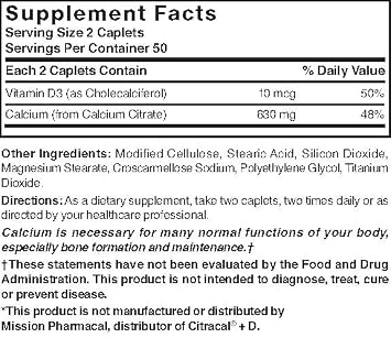 Nature's Blend Calcium Citrate with D3 100 Cplts