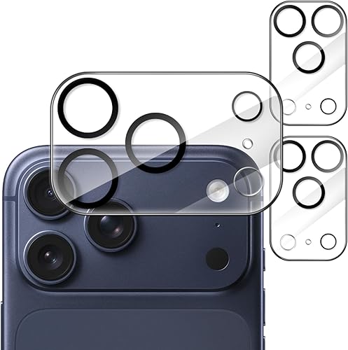 Miniatura 10 de JETech Protector de lente de cámara para iPhone 16 de 6.1 pulgadas y iPhone 16 Plus de 6.7 pulgadas, vidrio templado 9H, antiarañazos, compatible