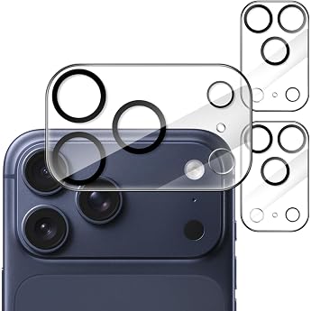 JETech Camera Protection Film for iPhone 17 Pro Max Transparent
