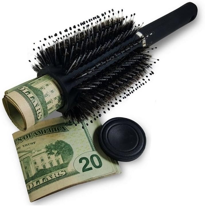 Hair Brush Diversion Safe Stash Can, Diversion Can, Secret Money Hidden Container