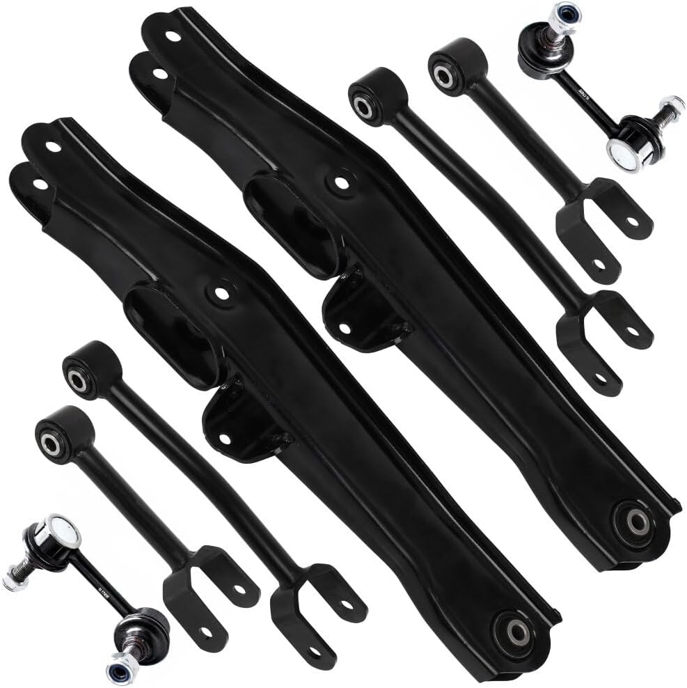 SCITOO 8pcs Suspension Kit Rear Lower and Upper Control Arm fit 2011-2014 for Dodge Avenger 2011-2014 for Chrysler 200 Rear Sway Bar Link