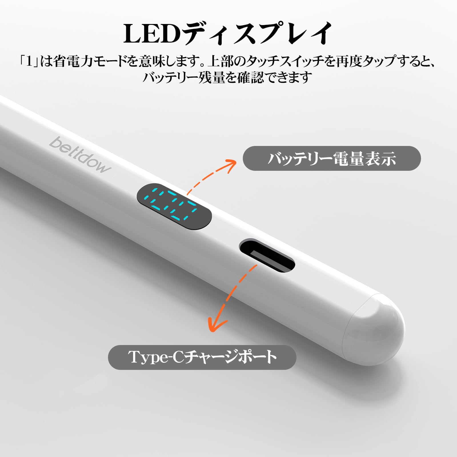 Amazon | BETTDOW タッチペン Android タブレット専用 スタイラスペン
