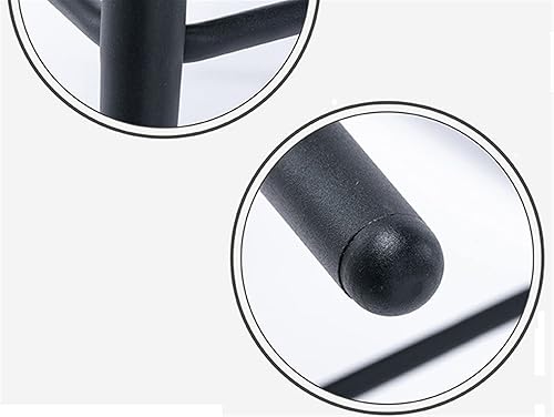 Miniatura 5 de Juego de 2 taburetes de bar de isla de cocina de piel sintética de 30 pulgadas de altura con respaldo, sillas de bar de altura de mostrador con