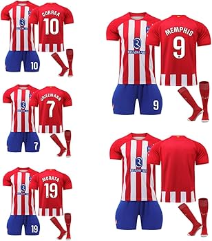 Amazon | アトレティコ・マドリード ユニフォーム ホーム 背番号