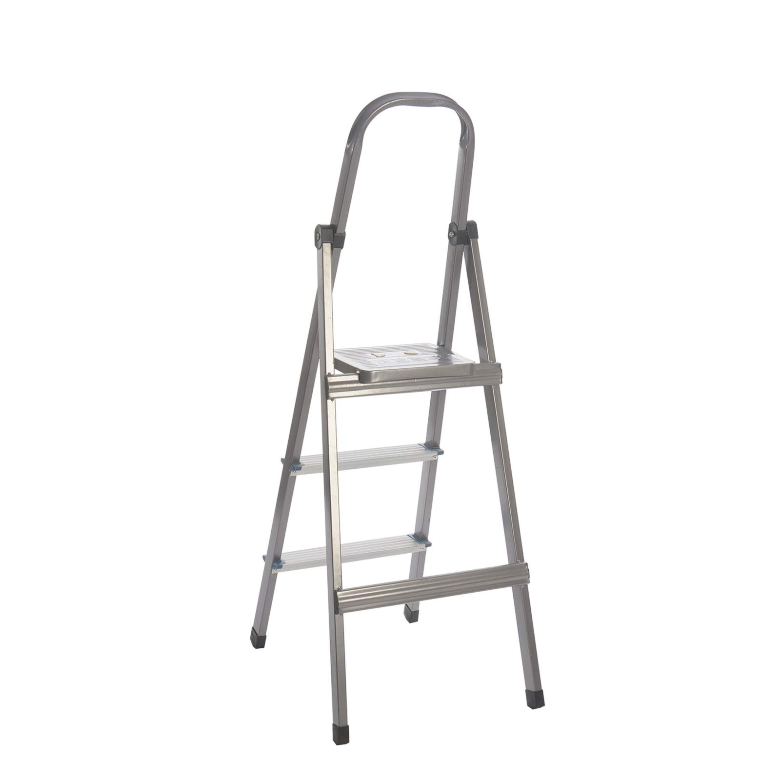 Buy Trintion 3Step Step Ladder Folding Lightweight Aluminium Step