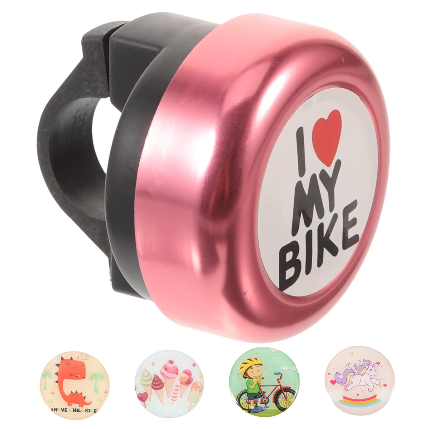 POPETPOP 1Set Bicycle Bell Super Loud Adorable Animal Pattern Design Lightweight Easy to Install for All Bikes and Scooters for Boys