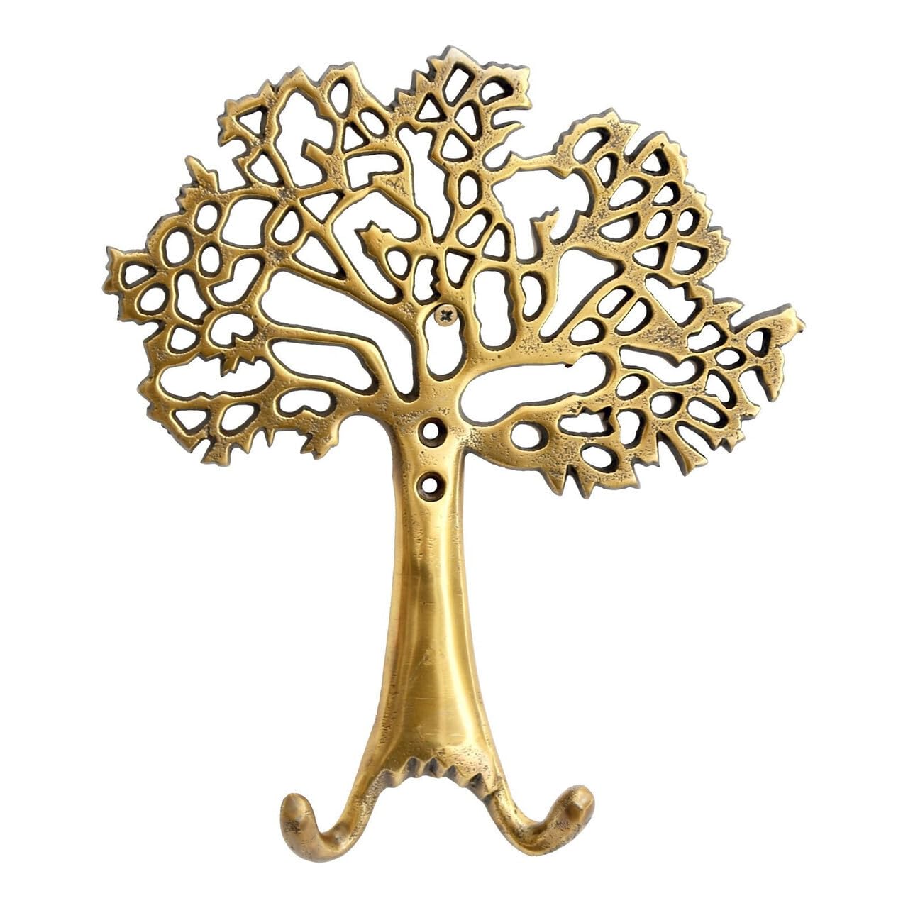 Sil Gold Tree Of Life - Wall Hook - Coat Hook/Hanger - Antique Effect
