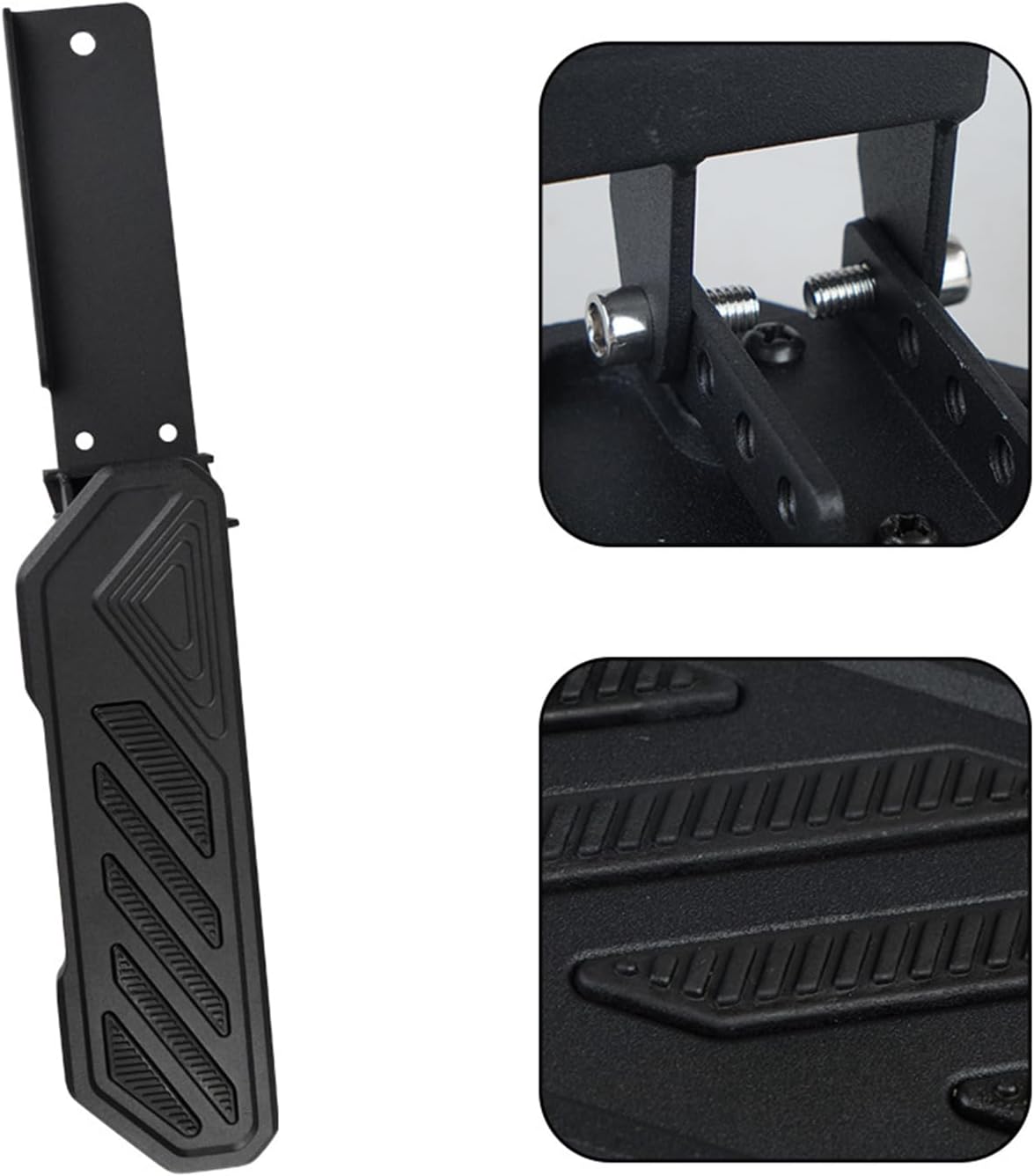 Dead Left Side Foot Rest Pad Kick Panel Fit for 2007-2023 JK JLU Aluminium Alloys Car Door Kick Panel