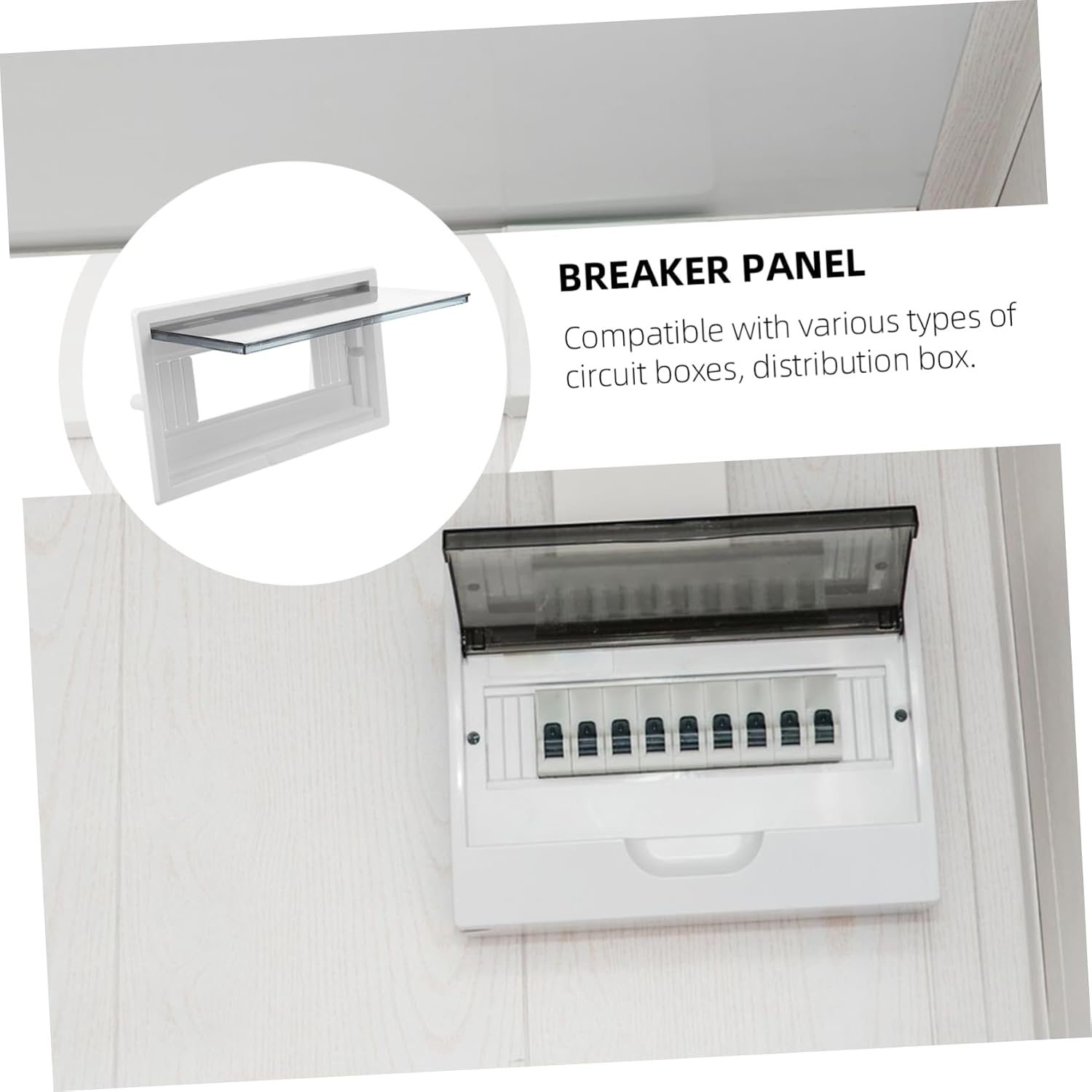 Circuit Breaker Box Panel Cover Distribution Box Panel for Household and Outdoor Use Easy Installation Elegant Design