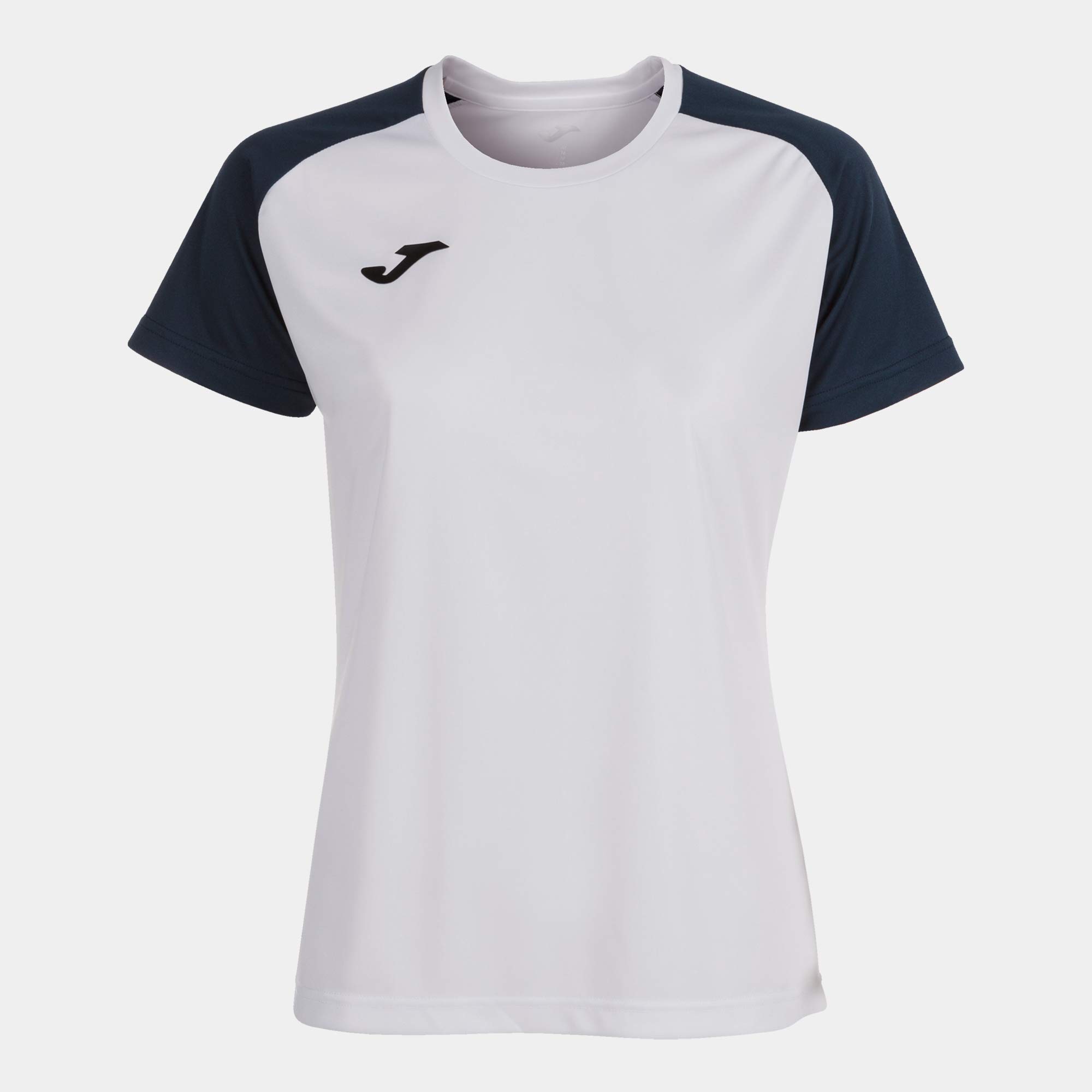 Joma Womens Academy Iv T-Shirt, White-Marine, M EU