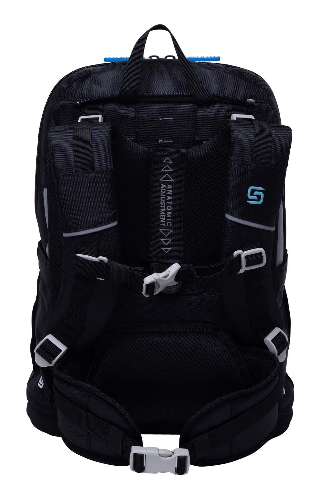 Schneiders Freizeitrucksack Ergoplus 2in1 Schulranzen Set 7-teilig 22L Space Quest schwarz