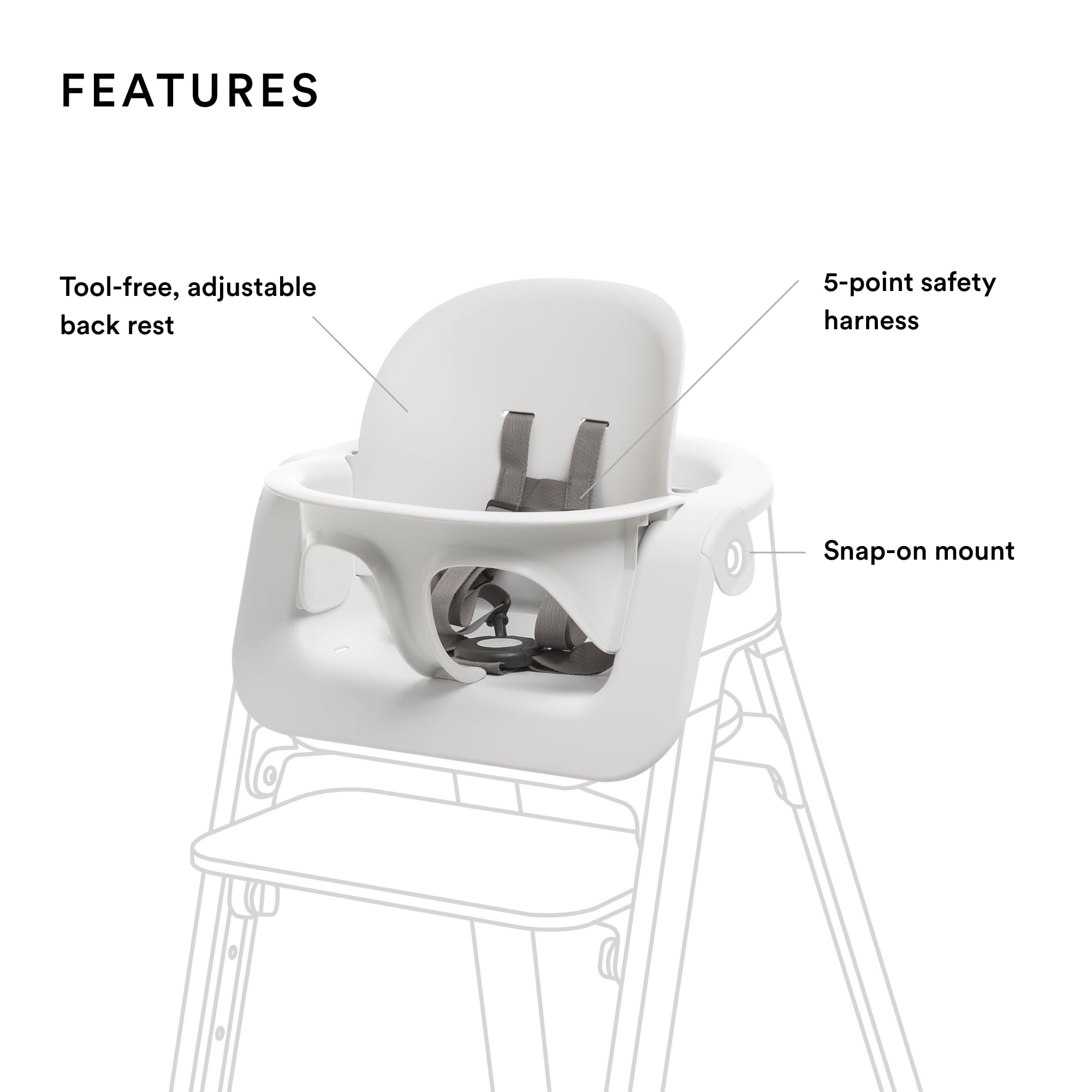 Amazon | ストッケ ステップス ベビーセット | ハイチェア | ベビー  