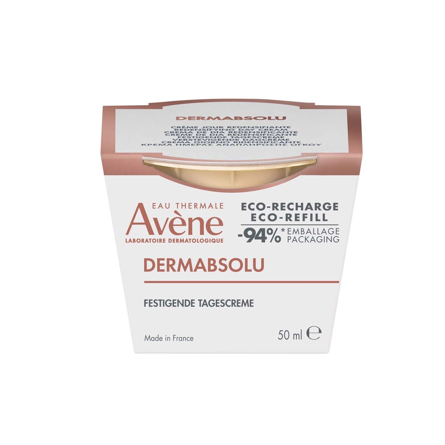AVÈNE DERMABSOLU - Crema Giorno Ridensificante Antietà Viso - 50 ml | Con Bakuchiol, Pro-ceramidi, Acqua termale Avène - Rimodella e nutre la pelle - Ridefinisce i contorni del viso - Ricarica
