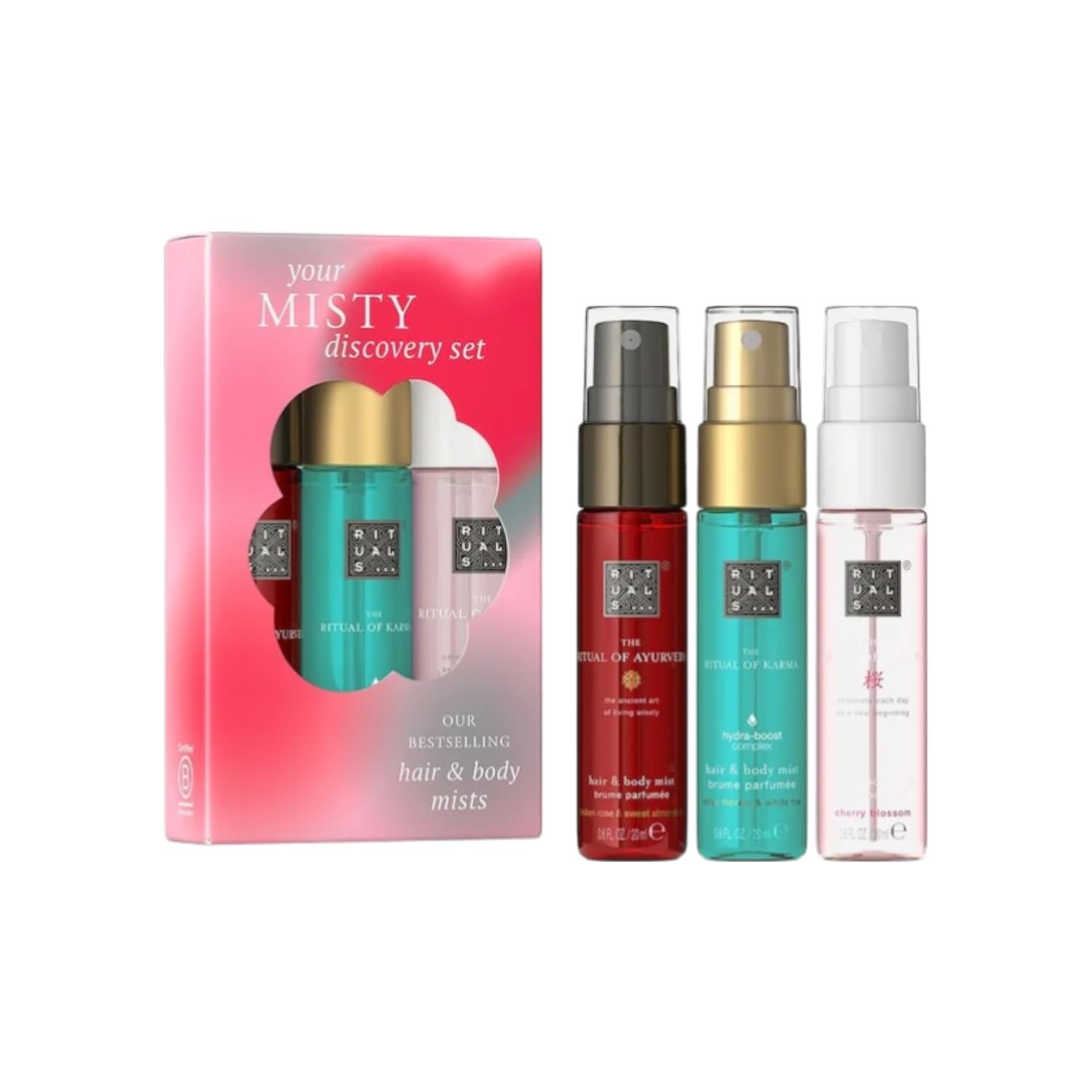 Rituals Hair & Body Mist Discovery Trio 3 x 20 ml Alkoholfrei Vegan