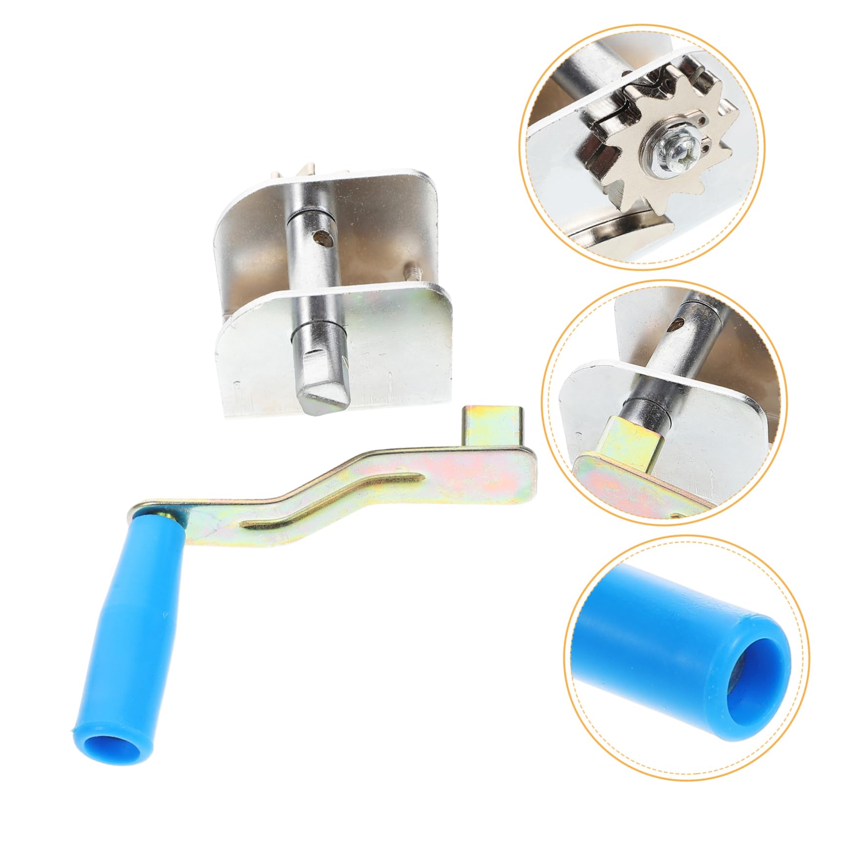 YARNOW Handkurbel Drahtspanner Volleyballnetz Zuleitung Seilrollenspanner Sport Volleyballnetz Winde Sport Spannsystem Spannset Eisen