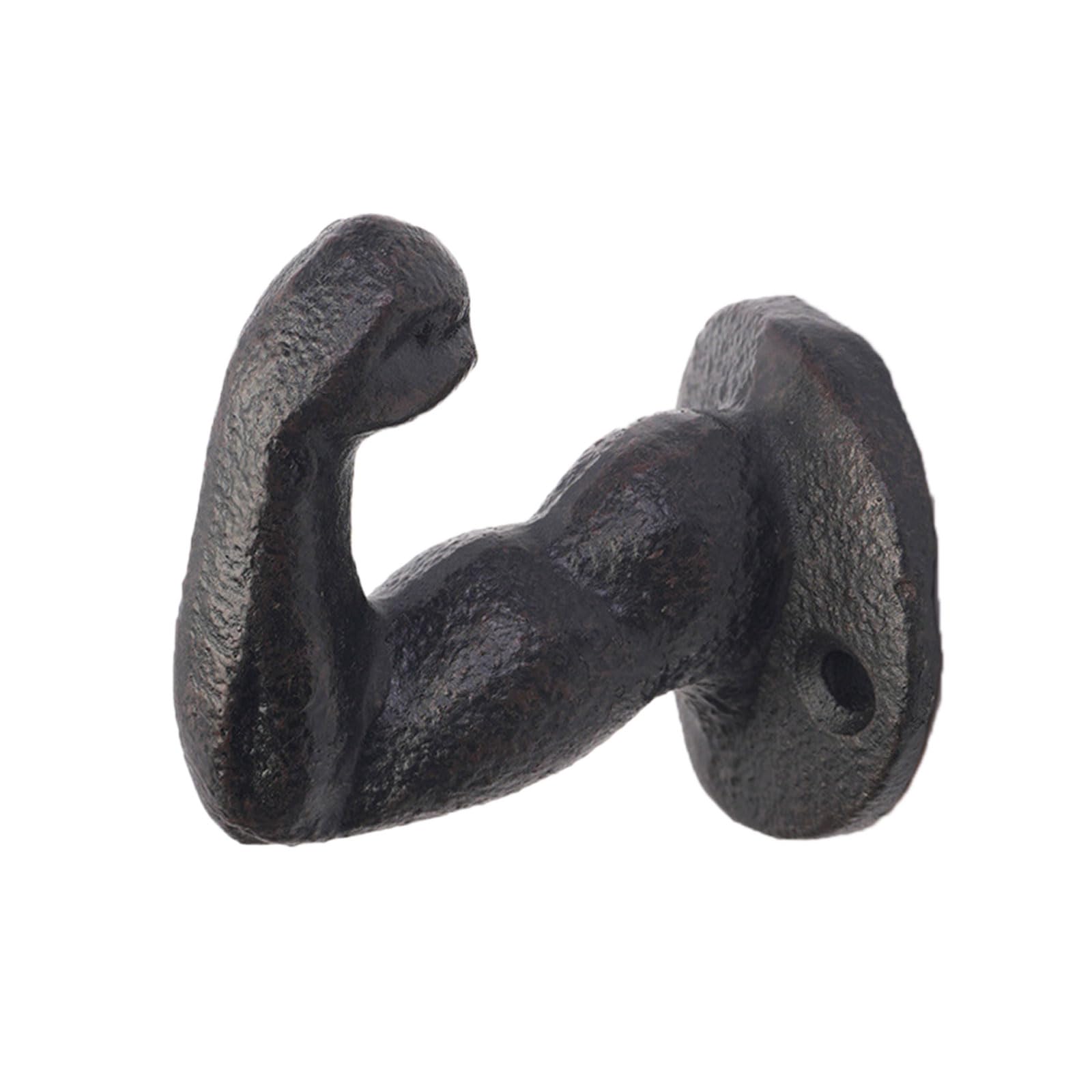 Nucelit Multifunctional Metal Wall Hook Thumb Arm Sculpture Plan Easy Installation Entryway Bathroom Bedroom Storage Addition Permanent Metal Entryway Hook