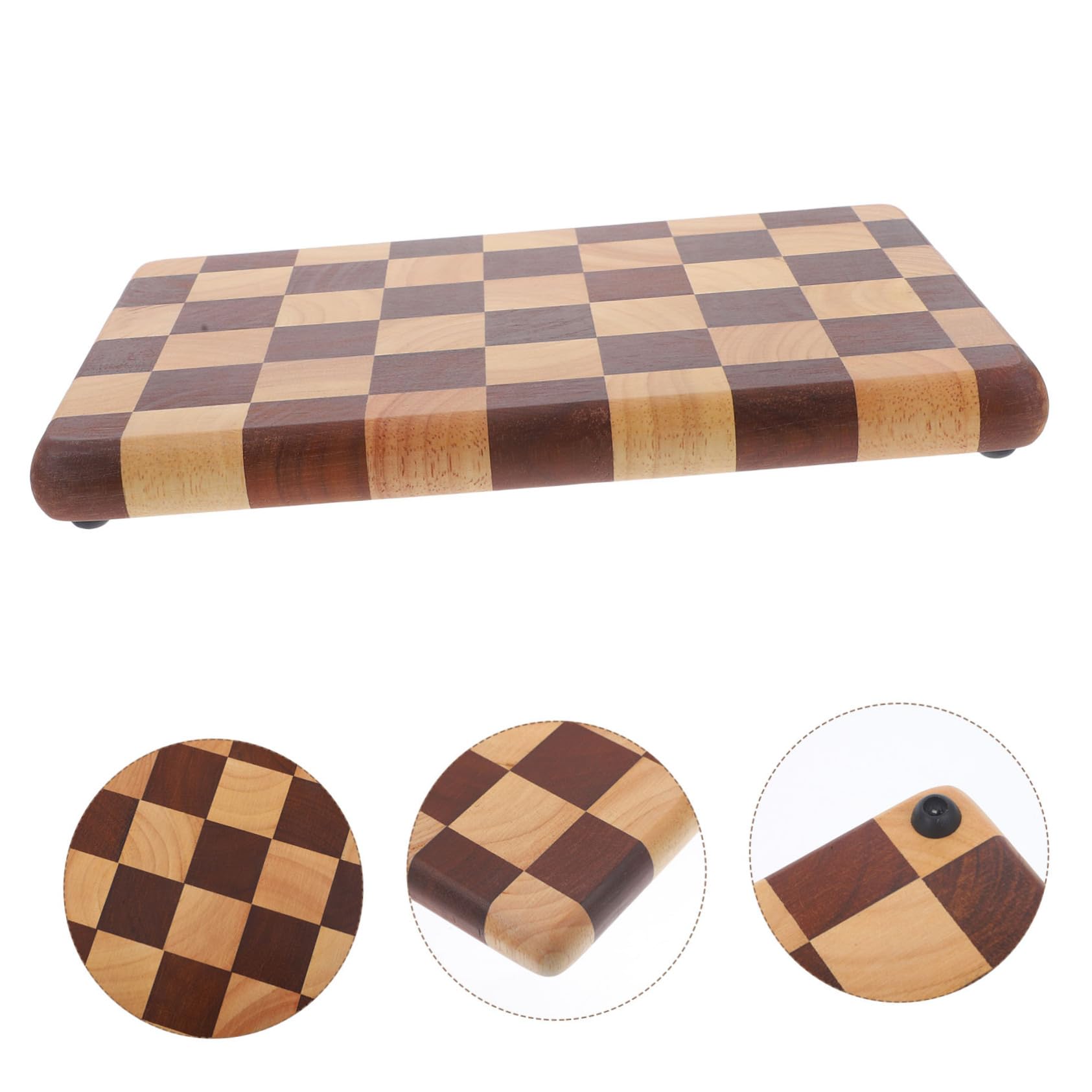 Zerodeko Tagliere in Legno di Acacia per Carne e Verdura, Facile da Usare, Resistente a Usura e Crepe, per Preparare Pasti in Famiglia