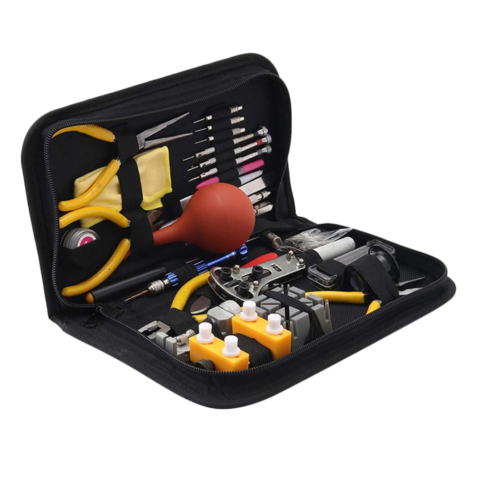 Kit de Herramientas de reparación de Relojes Profesional de 160 Piezas, Kit de Herramientas para Relojes, Juego de Herramientas para Abrir c