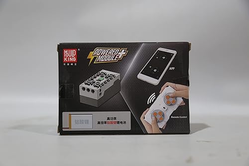 Miniatura 7 de Mould King M0006 4.0 Kit de módulos alimentados, juegos de funciones de potencia con control remoto recargable y caja de batería, 4 puertos de